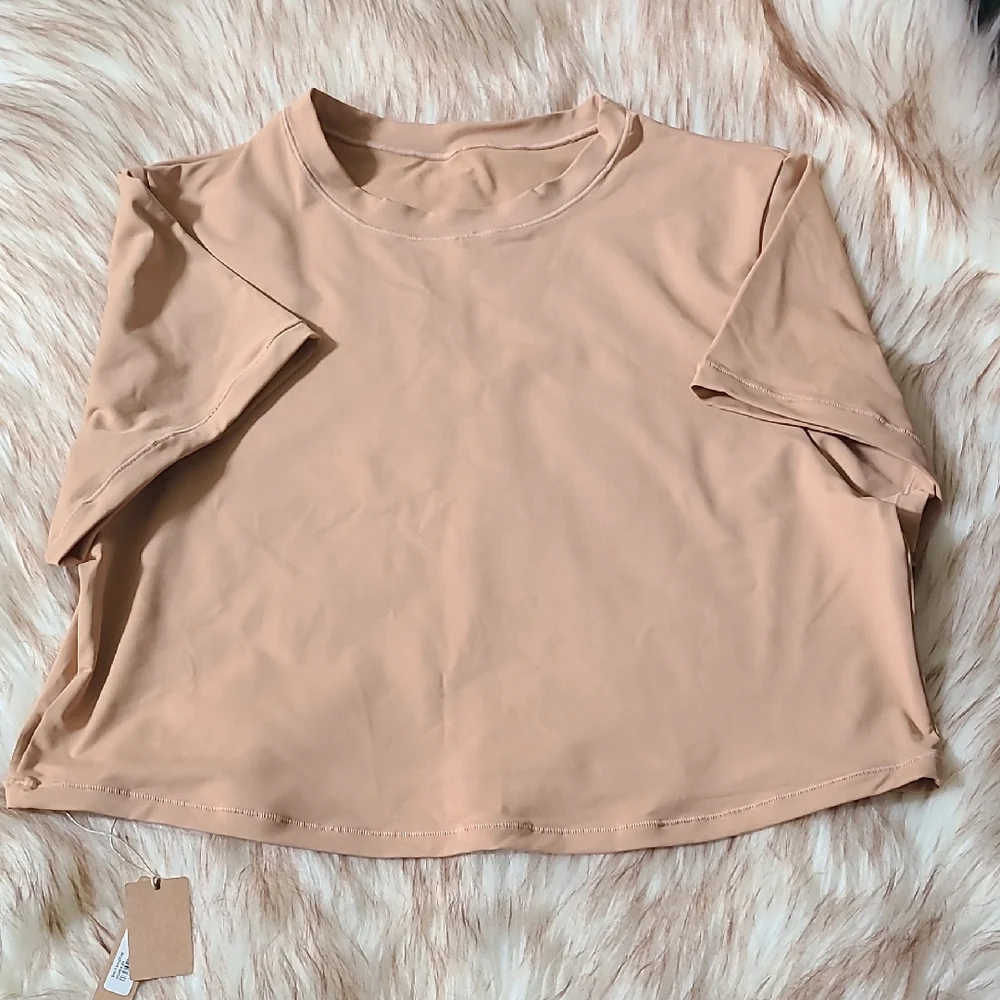 NWT Skims Swim T-Shirt Size 2X Ochre